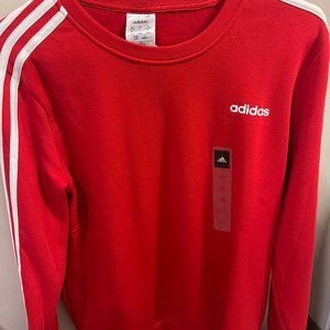 NWT red Adidas sweatshirt